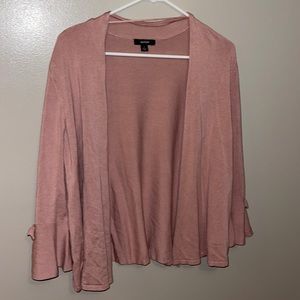 Small blush bow cardigan